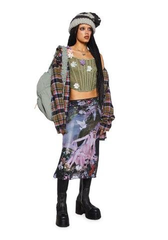 Enticing Realms Midi Skirt