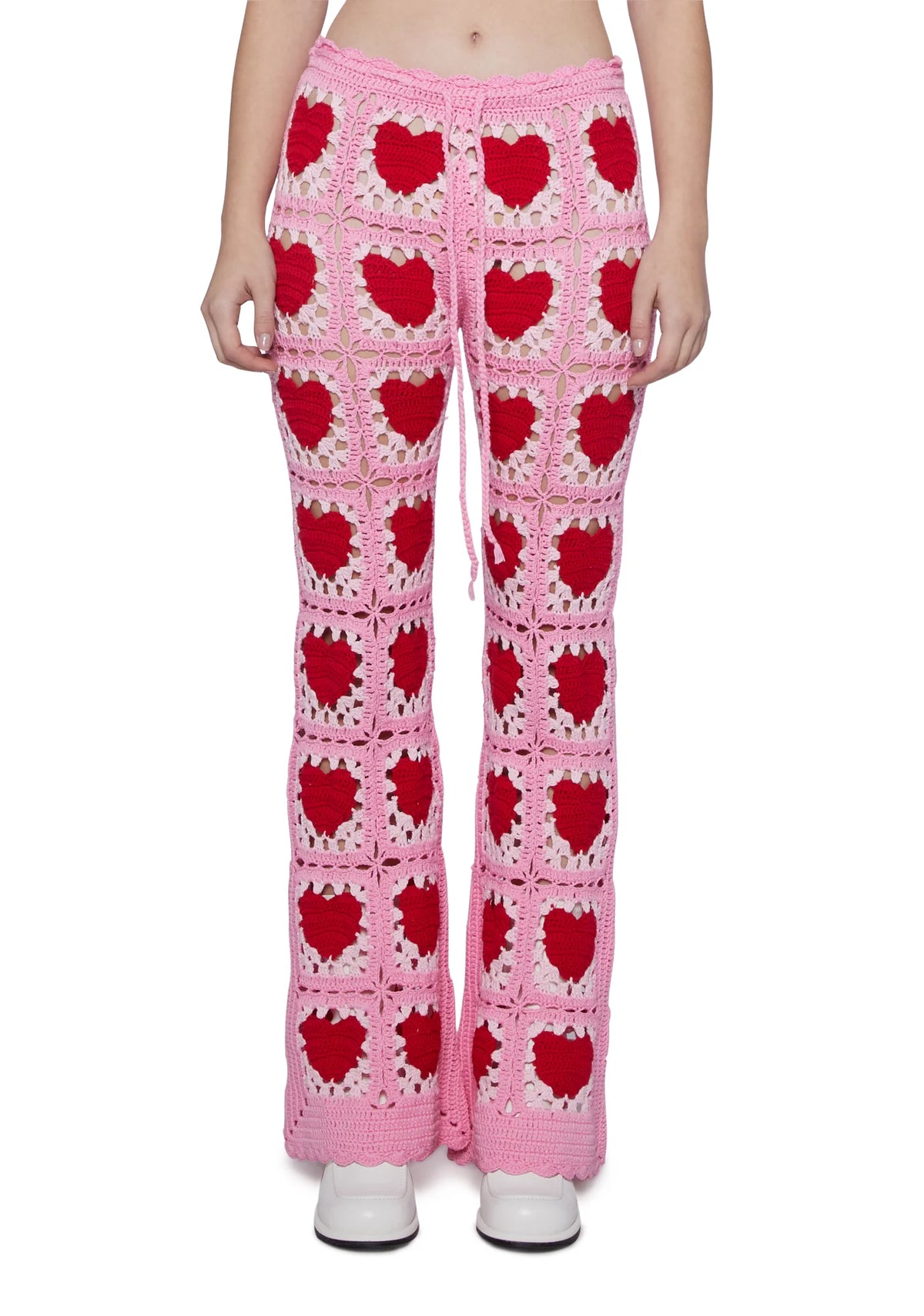 Heartfelt Kisses Crochet Pants