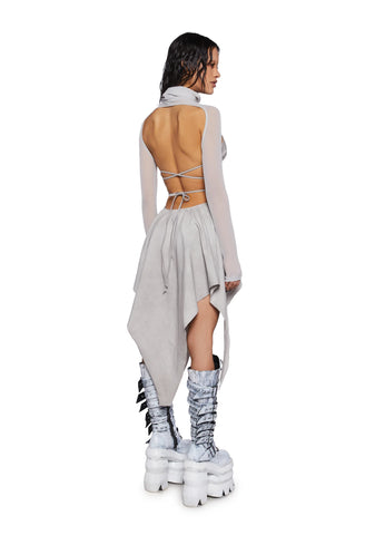 Crossfade Open Back Bikini Dress