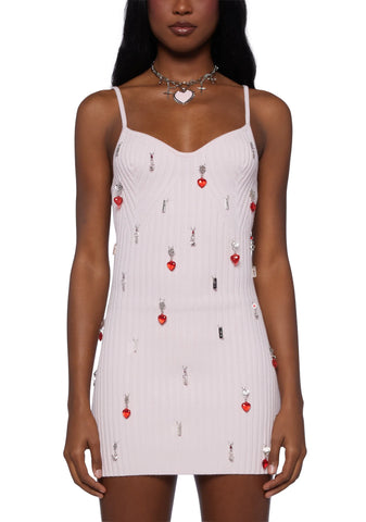 Heartbreak Hottie Bodycon Dress - Pink