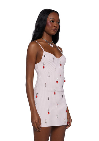 Heartbreak Hottie Bodycon Dress - Pink