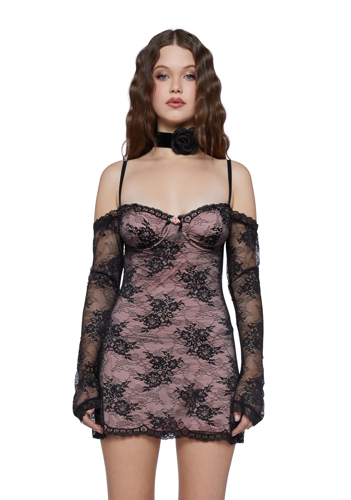 Lovely Dream Mini Dress - Black