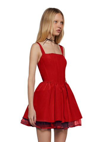 Magic Moves Corset Dress - Red