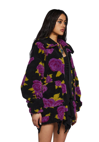 Loving Bloom Sherpa Jacket