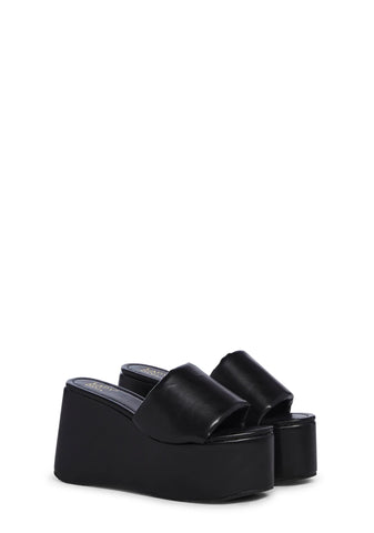 Tonight’s The Night Platform Sandals