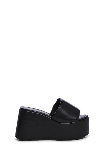 Tonight’s The Night Platform Sandals