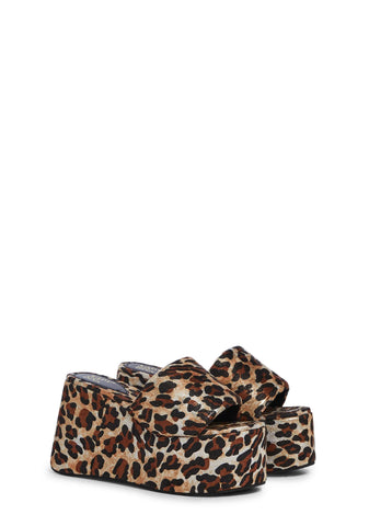 Safari Sizzle Platform Sandals