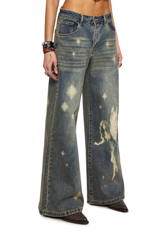 Fae Sightings Wide Leg Jeans