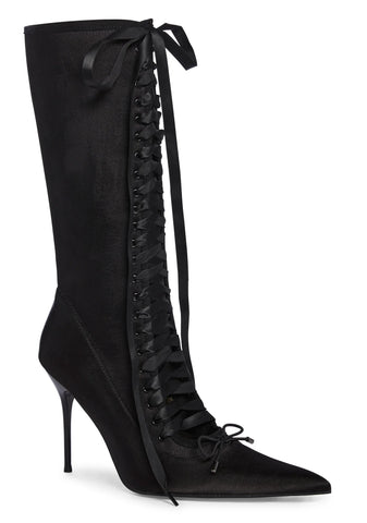 Scandalous Seduction Heeled Boots - Black
