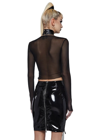 Reign of Pleasure Mesh Top