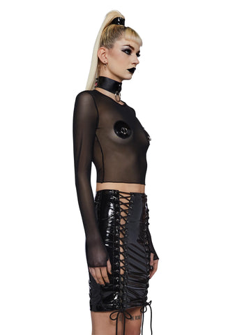 Reign of Pleasure Mesh Top