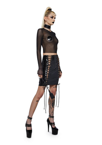 Reign of Pleasure Mesh Top