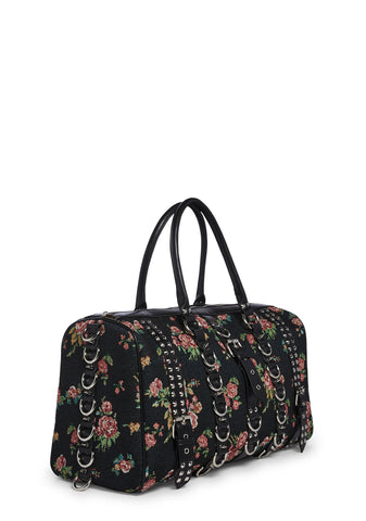 Crash & Burn Buckle Weekender - Floral