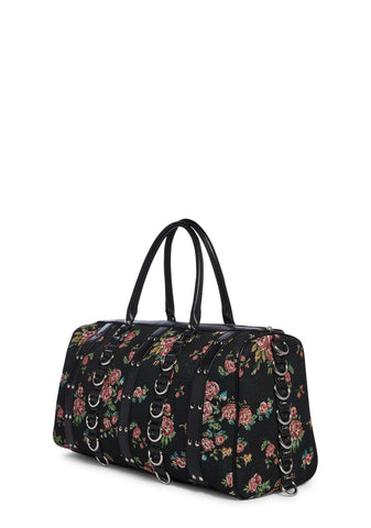 Crash & Burn Buckle Weekender - Floral