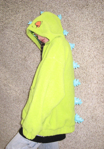 Larger Than Life Reptar Hooded Sherpa Jacket