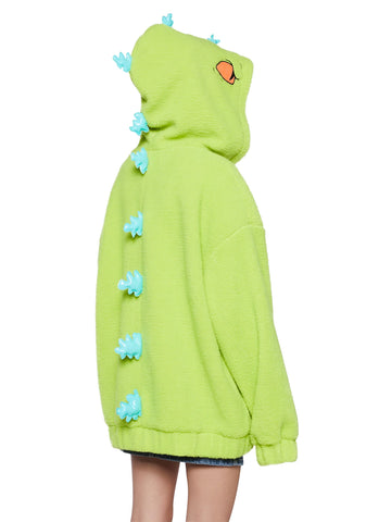 Larger Than Life Reptar Hooded Sherpa Jacket
