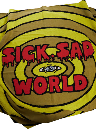 Sick Sad World Intarsia Blanket