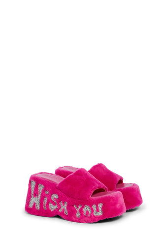 Jetset Jealousy Platform Sandals - Pink