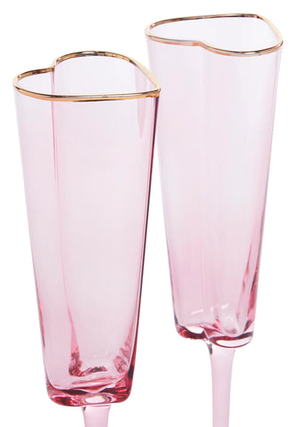 Love Always Wins Champagne Glasses