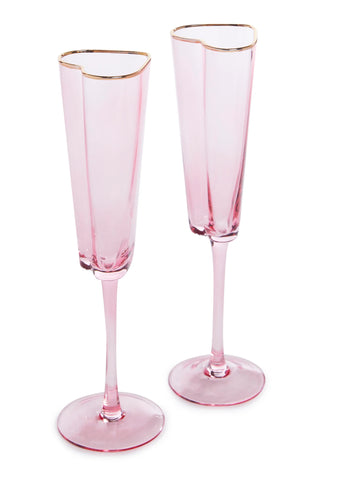 Love Always Wins Champagne Glasses