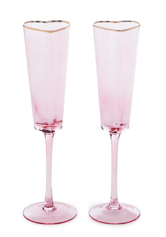 Love Always Wins Champagne Glasses