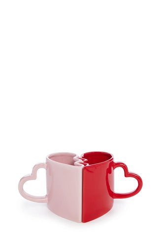 Torn A Heart Mug Set