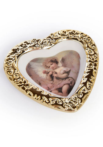Riddles And Renaissance Heart Dish