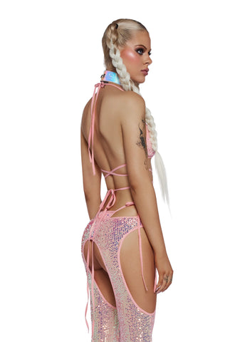 Royal Reef Diva Wrap Top - Pink