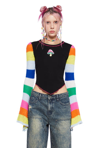 Bright Breeze Long Sleeve Top