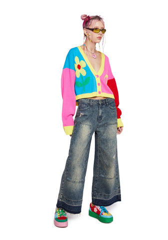 Daisy Dreams Oversized Cardigan