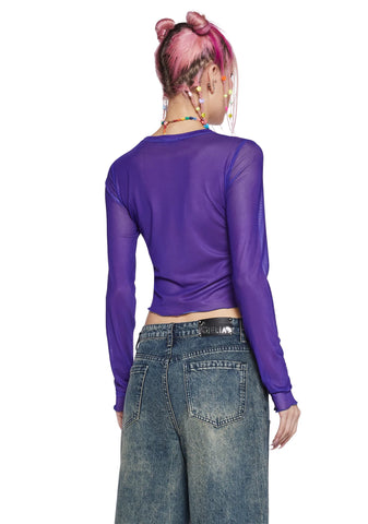 Whimsical Summer Long Sleeve Top