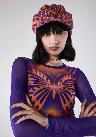 Whimsical Summer Long Sleeve Top