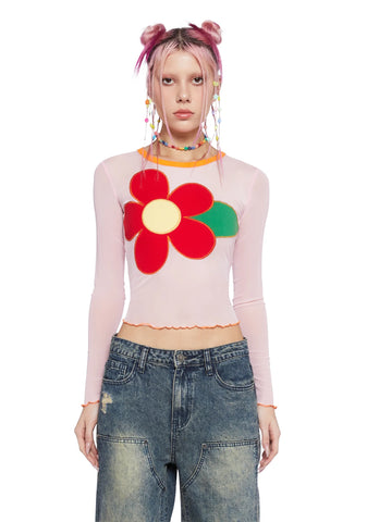 Daisy Spirit Long Sleeve Top