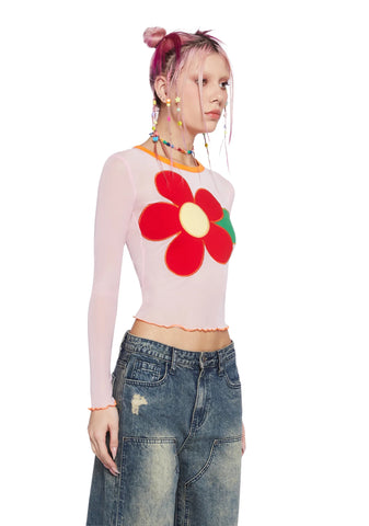 Daisy Spirit Long Sleeve Top