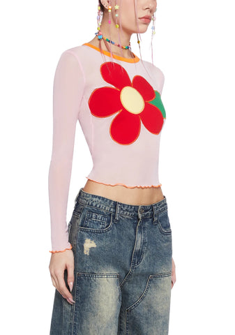 Daisy Spirit Long Sleeve Top