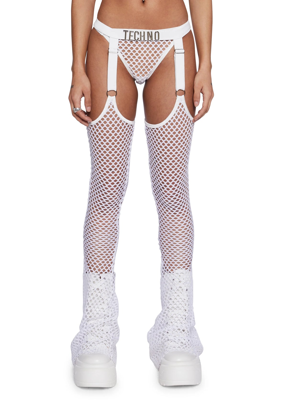 Techno Fantasy Chaps Set - White