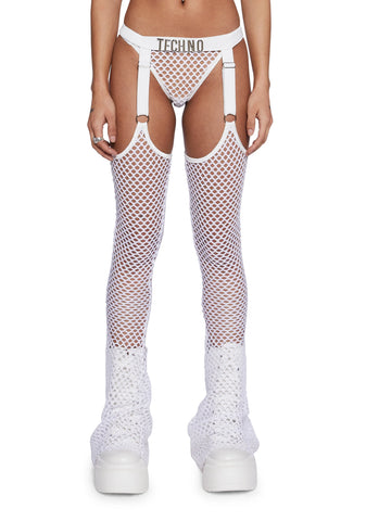 Techno Fantasy Chaps Set - White