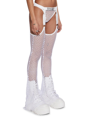 Techno Fantasy Chaps Set - White