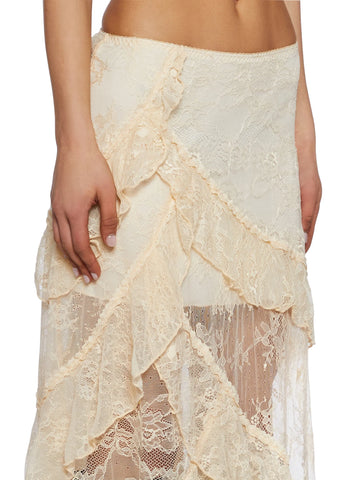 Courtship Romance Lace Maxi Skirt