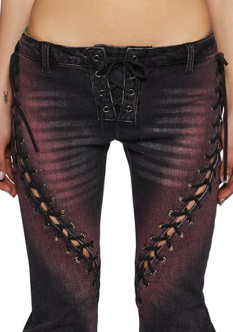 Faded Romance Denim Jeans