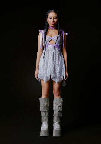 Mystical Stars Mini Dress