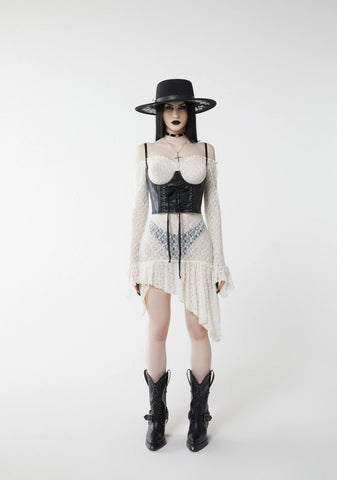 Misty Days Lace Dress - Ivory