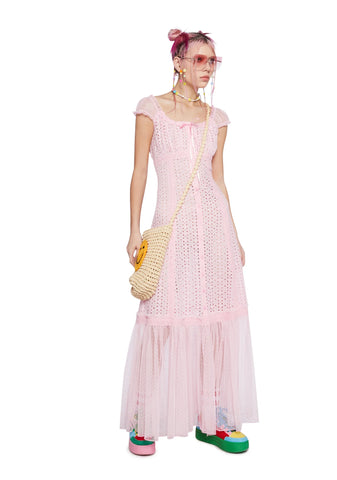 Junebug Feels Maxi Dress - Pink