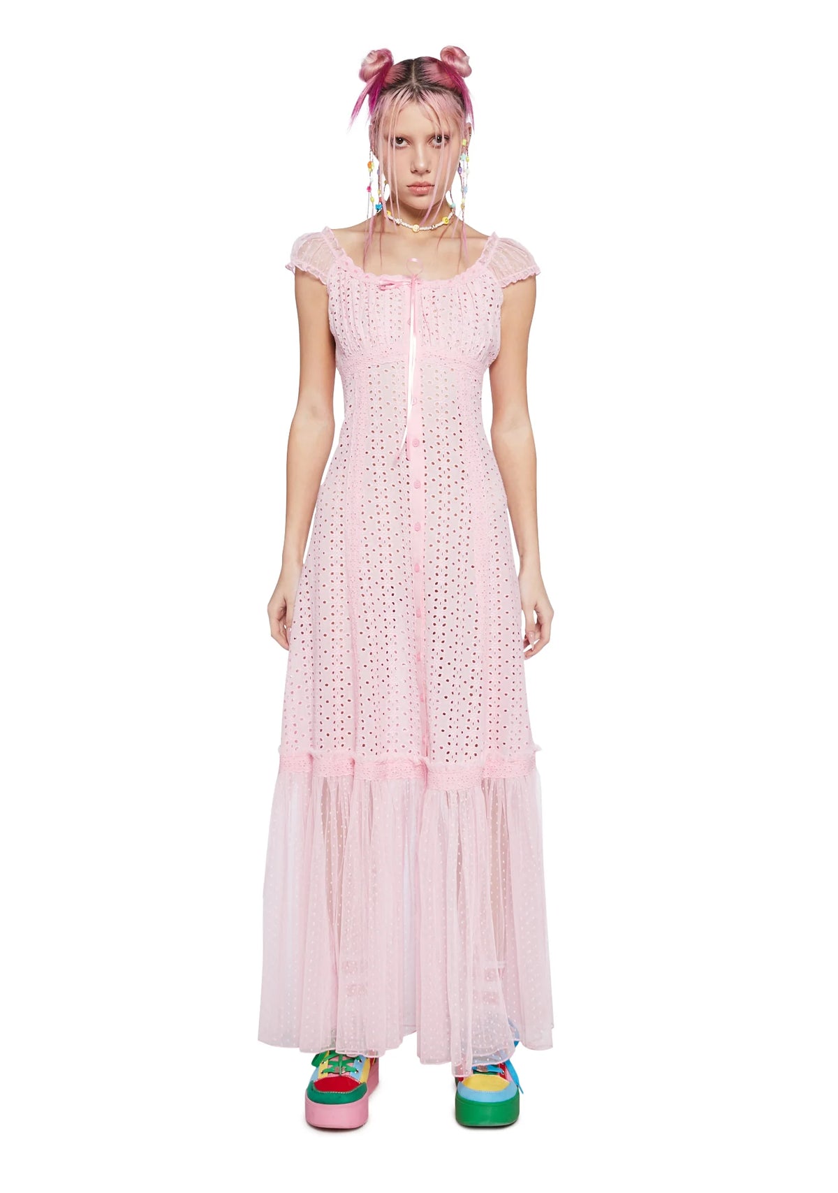 Junebug Feels Maxi Dress - Pink