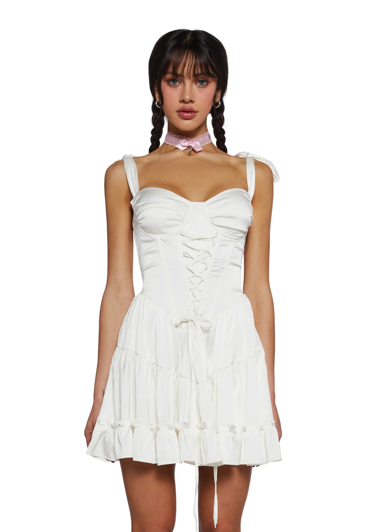 Holding Court Mini Dress - Off White