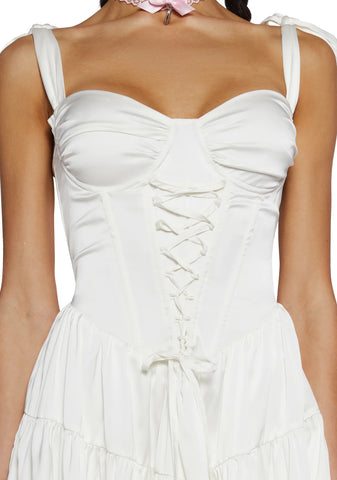 Holding Court Mini Dress - Off White