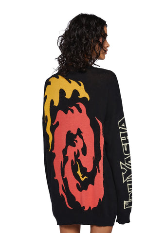 Ferocious Creature Intarsia Sweater