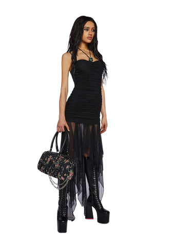 Crash & Burn Buckle Mini Bag-Floral