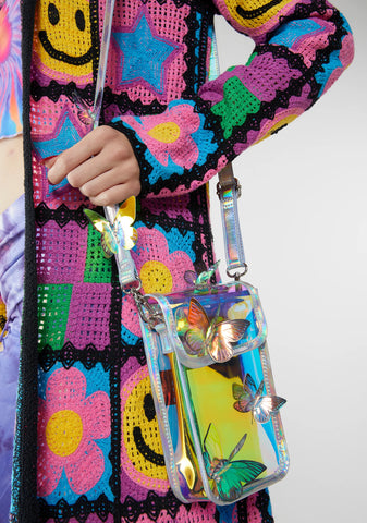 Terrarium Butterfly Crossbody Purse