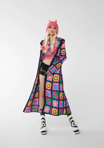 Happy In My Mind Crochet Cardigan